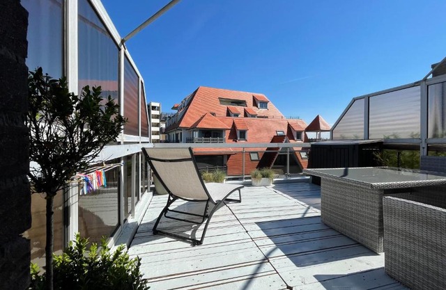 Penthousestudio met groot zonneterras