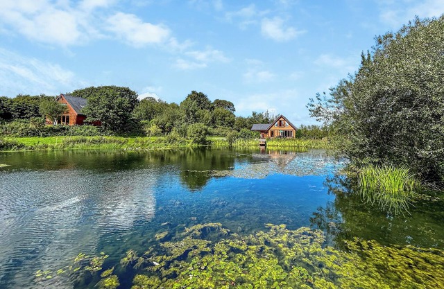 Perfectly positioned with panoramic views of the lake.