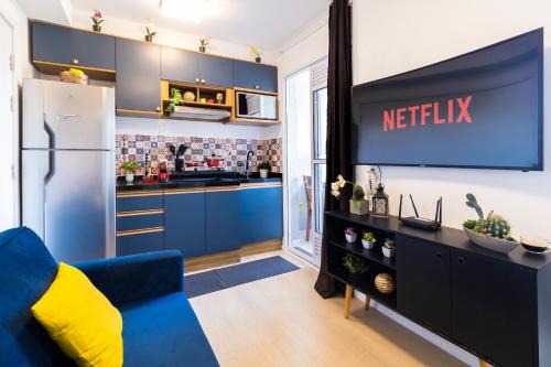 Perto do Aeroporto com escritório, AC e Academia