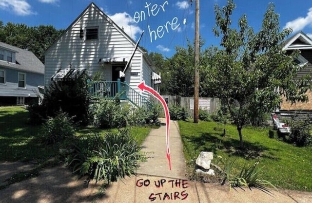 Pets stay free. King size bed. Street parking in front. Large TV. Keypad entry.