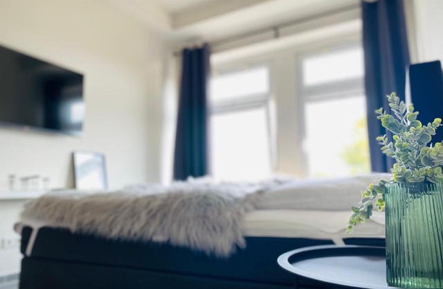 Pier 1 bis 4 gmütliche Zimmer mit Boxspringbett