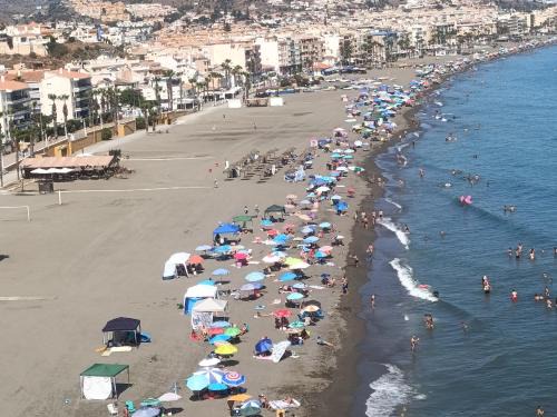 Playa Rincón de la Victoria en Plaza San Francisco