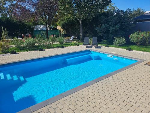 Pool and apartment