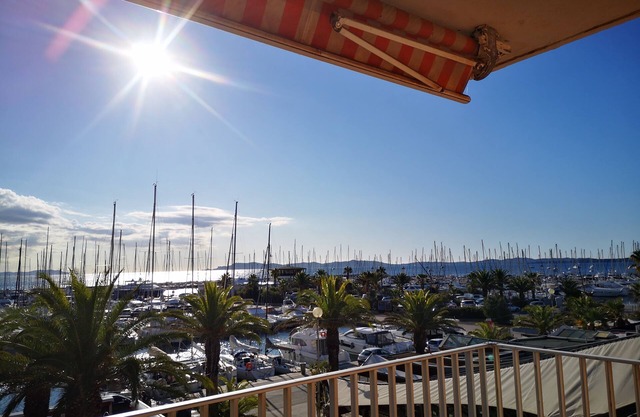 Port of Hyères - View of the golden islands - Porquerolles, Port Cros, Le Levant