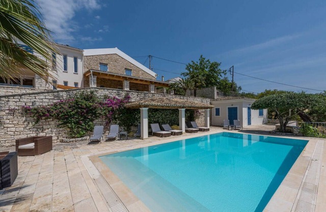 Prestige Villas | NISSAKI | Stunning Renovated Bakery with Pool & Great Views