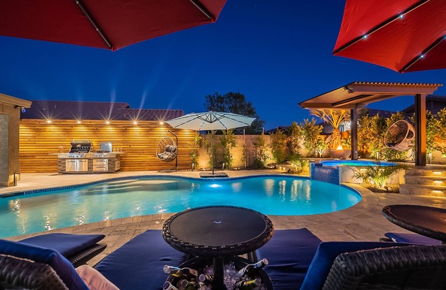 Pretentious 7BR/4Bath w/250k backyard/Arcade/Pool/Heated Pool & more-P
