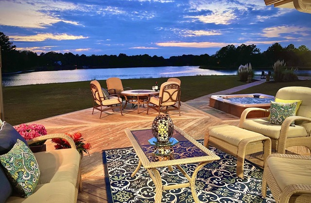 Private 5-acre Waterfront Peninsula with Beach