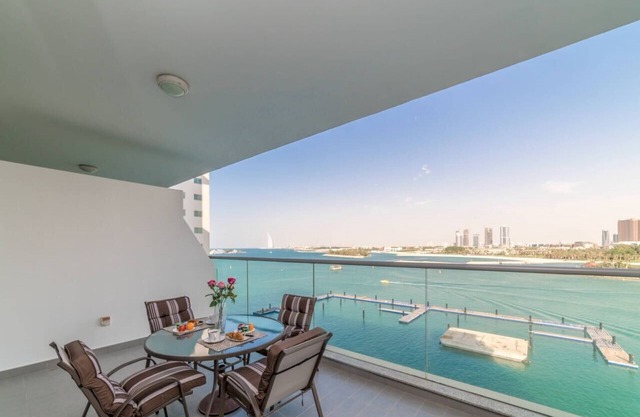 Private beach access in palm