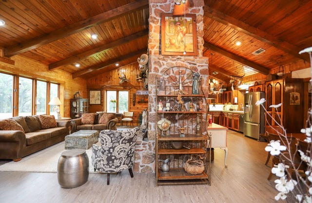 Private home with pool minutes from downtown La Grange and Antique Shopping