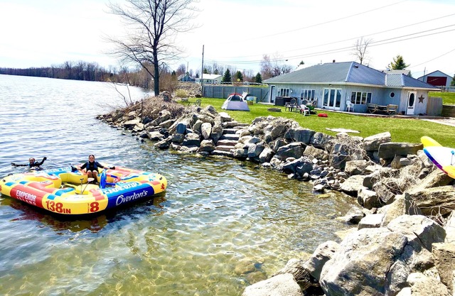 Private Lakefront 4-bedroom vacation with two home's on Lake Champlain