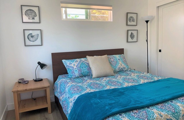 Private, quiet and one mile from the beach with A/C!