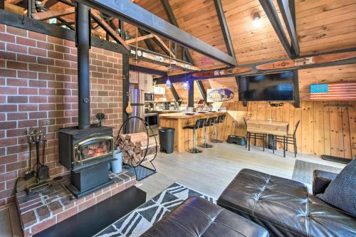 Quiet A-Frame Retreat with Hot Tub Hike, Fish and Ski