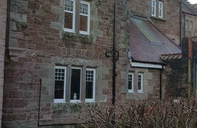 Quirky mid cottage in the former Carmelite Monastery. Close to Scottish Lochs.