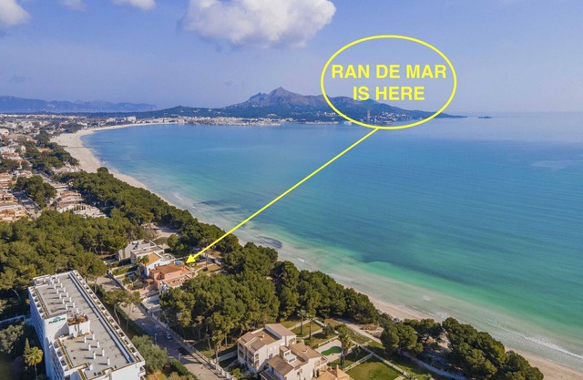 RAN DE MAR Villa First sea line for 8 persons WiFi and AC