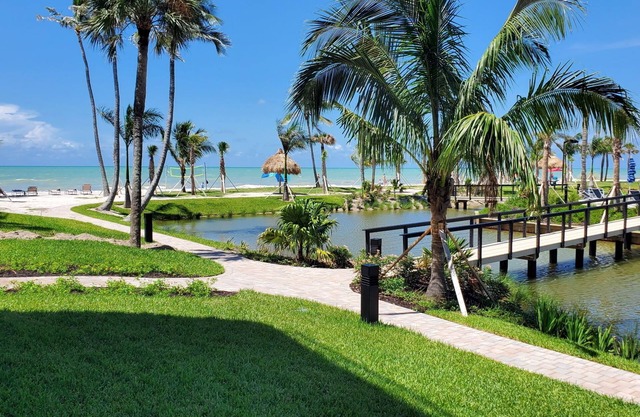 Refined Coastal Escape, Fully Renovated 2BR Ground Floor, Steps to the Beach