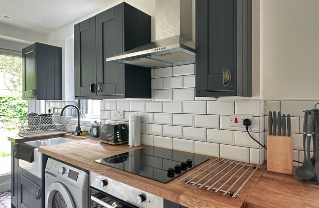 Relax and unwind in our three-bedroom abode