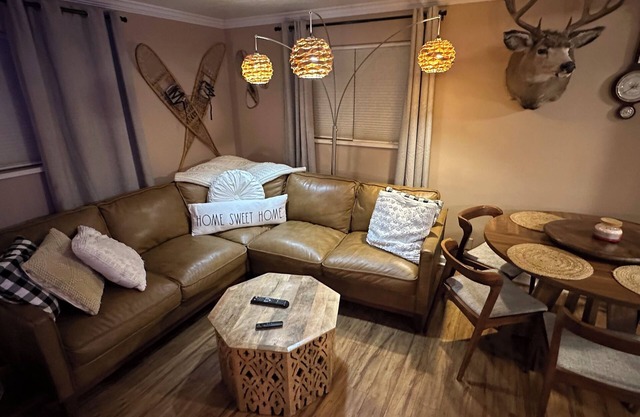 Relax in a serene patio oasis & a rejuvenating massage chair after a long day!