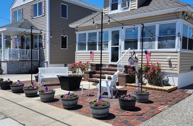 Relax in this newly renovated home just across the street from the boardwalk.
