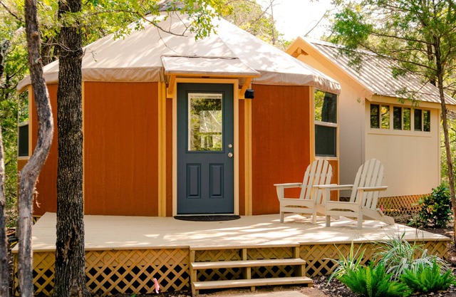 Relax in your own secluded Yurt Cabin nestled into a 200+ acre Property!