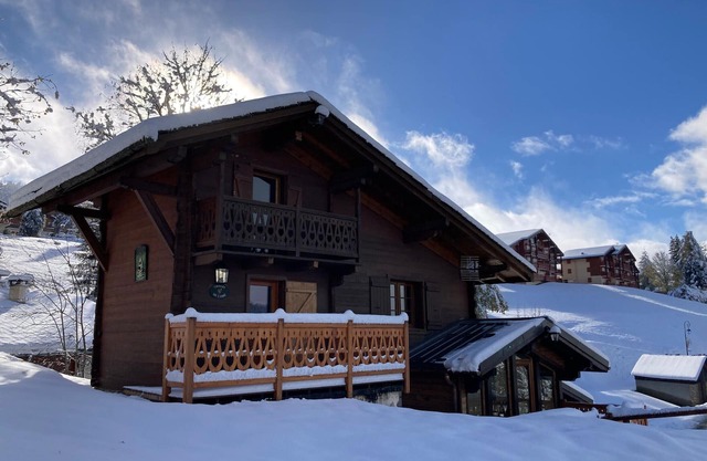 Renovated chalet for 2-4, terraces, Mont Charvin view