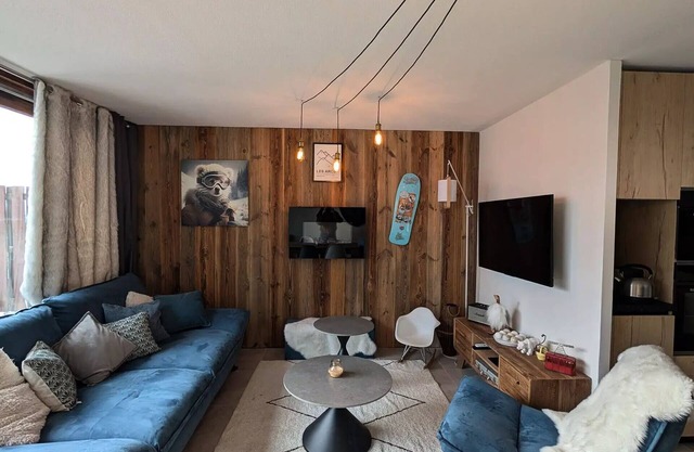 Residence 3 Arcs - Charming apartment 3 rooms cabin 8 people in Arc 1600 close to the slopes and shops