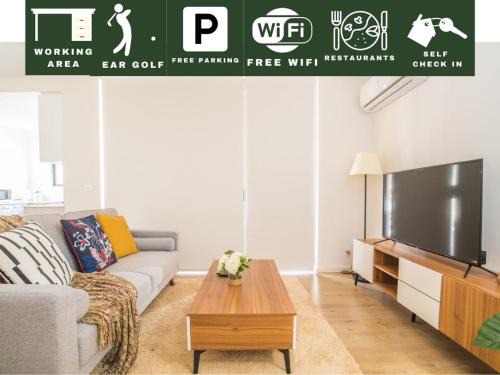 Resort style one bedroom APT near Glof club