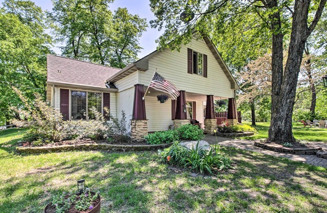 Retreat w/Lake Access & Private Boat Dock!