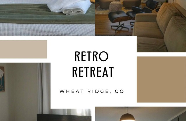 ✨Retro Wheat Ridge Retreat ~ 2B Entire House ~ Fenced Yard ~ Quiet Area 🏠