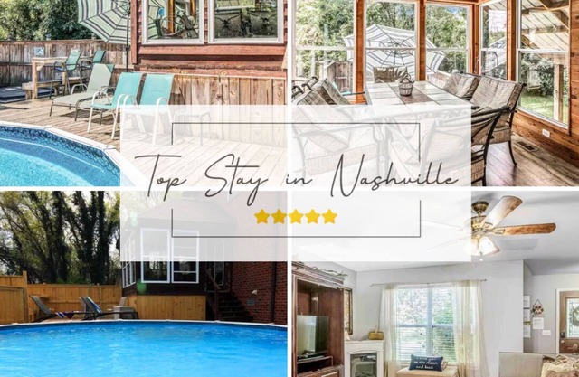 River View! Pool & Hot Tub! Close to Opry!