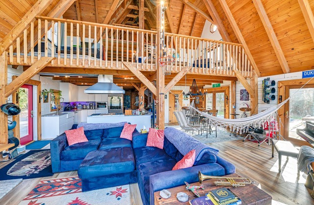 Riverfront A-Frame Cabin in Troy w/Pool & Dock!