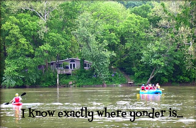 RIVERFRONT COTTAGE- The Neon Moon