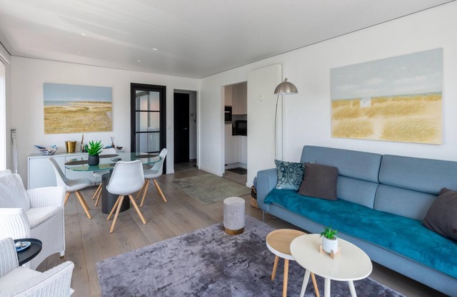 Romantic apartment on the beach of Zeebrugge
