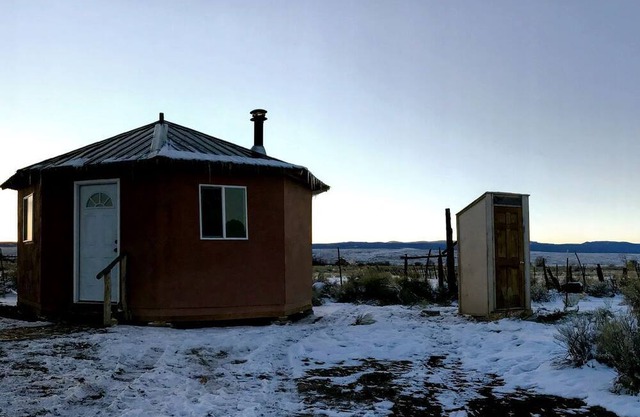 Romantic Camping Yurt on Camel Farm near Alamosa, Colorado