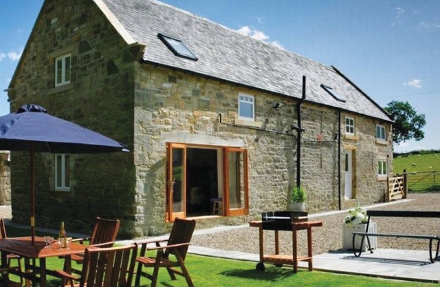 Romantic Haughton Castle, a Grade 1 listed building, dates from the peaceful era of 1260.