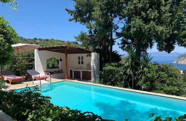 Romantic Lemonia Cottage with Private Pool & Sea View