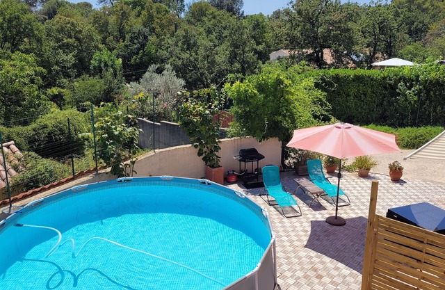 Roquefort les Pins-2 p-private pool-terrace