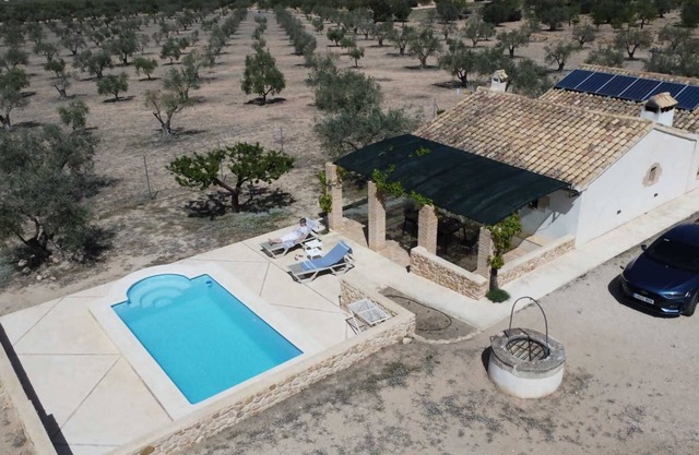 Rural house among olive trees