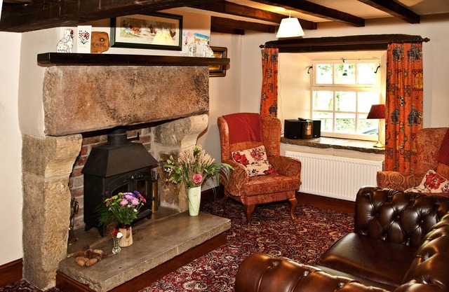 Rural location on the edge of a small Derbyshire village of Holymoorside