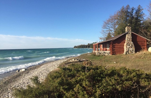 Rustic Authentic Michigan Log Cabin