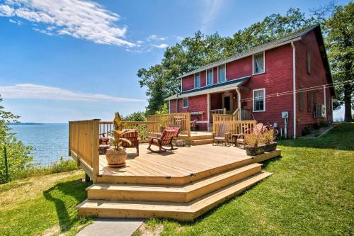 Rustic Lake House on Lake Champlains Barney Point