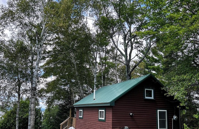 Rustic Lakefront Cabin - Close to Saddleback ski area and snowmobile trailheads