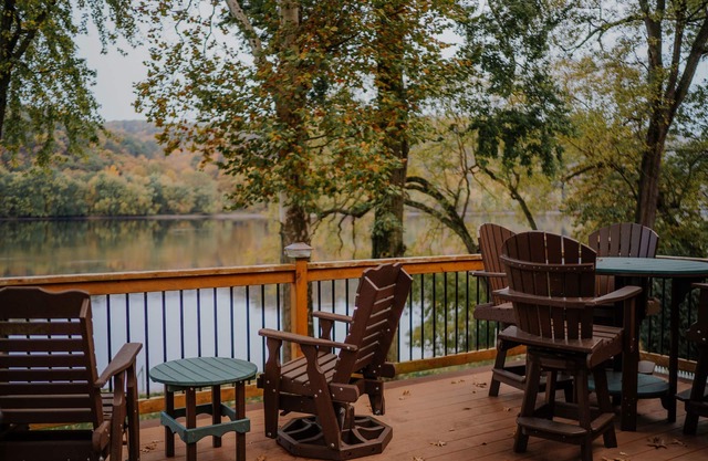 Rustic Riverfront Retreat w/Hot Tub + River Access + Views