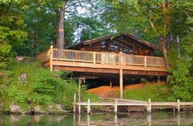 Rustic Riverfront Getaway Directly On The River! You can't get any closer!