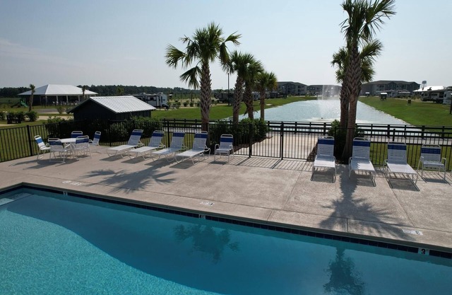 RV Lot in Grand Riviera RV Resort in Foley, AL. Six Miles from the beach!