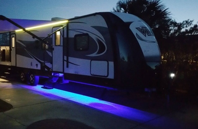 RV Resort on Wheels “Miami Vibe”, steps from Coastal Bend Beaches—Delivery/Setup
