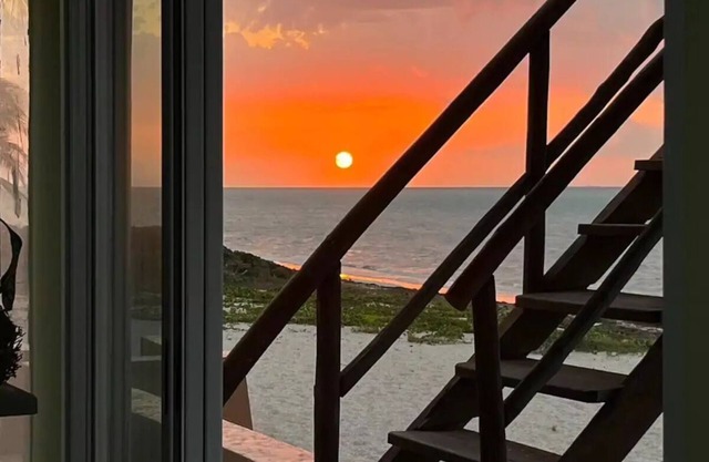 Sea front, white sand, pool, Family, 4 Room, A/C