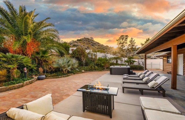 Secluded Desert Oasis with Koi Pond and Hot Tub