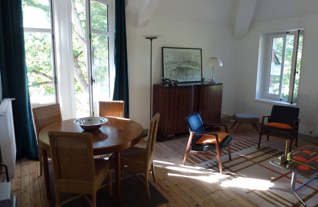 self-contained apartment in the grounds of a château