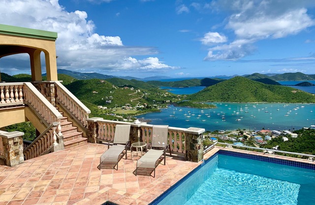 Sensational Views of Coral Bay and the BVI's