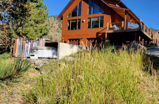 Serene Creekside Cabin near skiing/rafting with hot tub and views to die for!